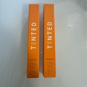 Live Tinted Huelip Liquid Lip Crème in Wild (Rich Chocolate Brown) NEW Lot of 2